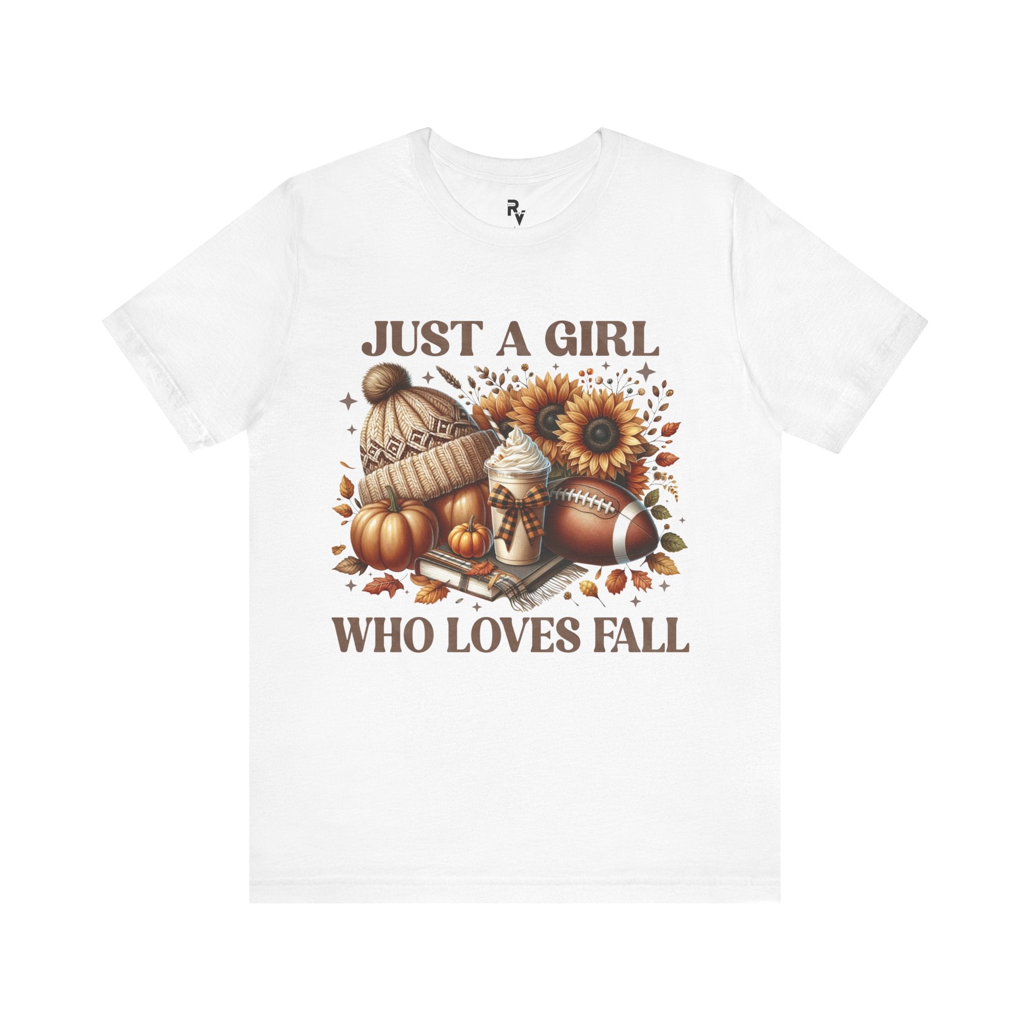 "Just a Girl Who Loves Fall" Cozy Autumn Vibes  Unise T-Shirt